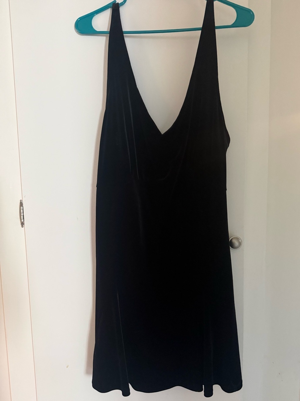 Victoria's Secret Black Velvet Dress